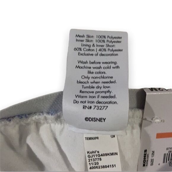 Disney Skooter Skirt Size 12 Months - Picture 7 of 8